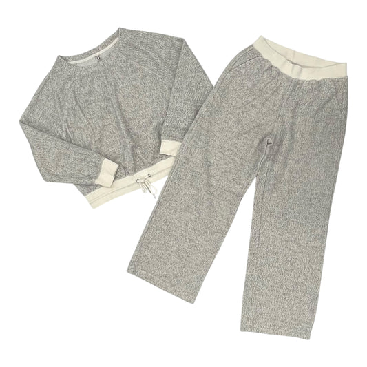 Lounge Set Pants By Lou And Grey In Cream & Grey, Size:S
