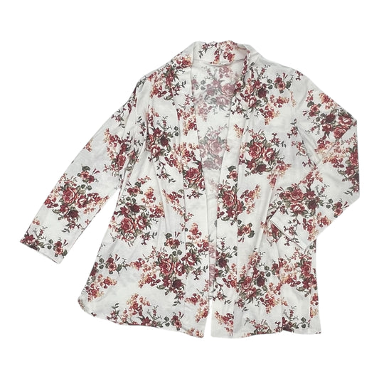 Cardigan By Blumin In Floral Print, Size:3X