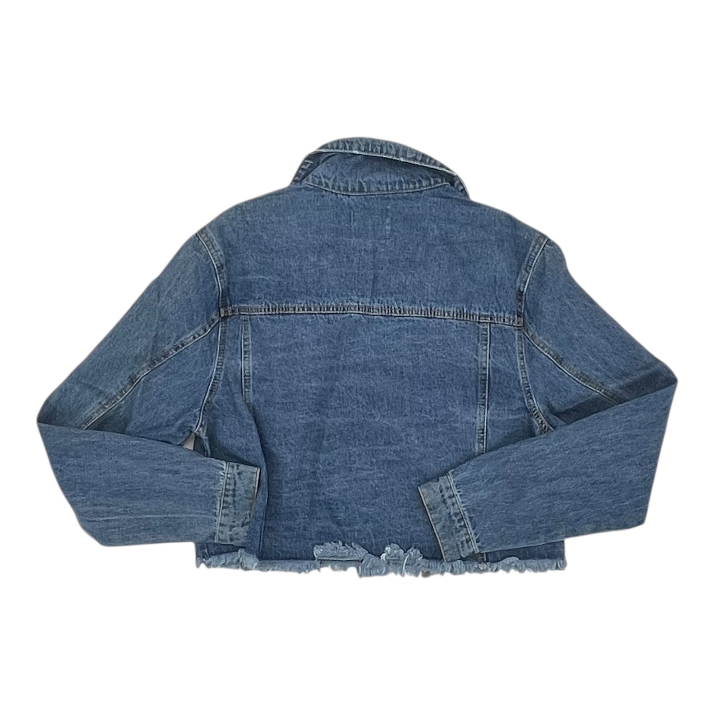 Jacket Denim By Love Tree In Blue Denim, Size:M