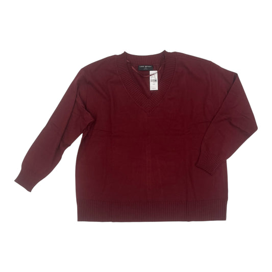 Sweater By Lane Bryant In Red, Size:1X