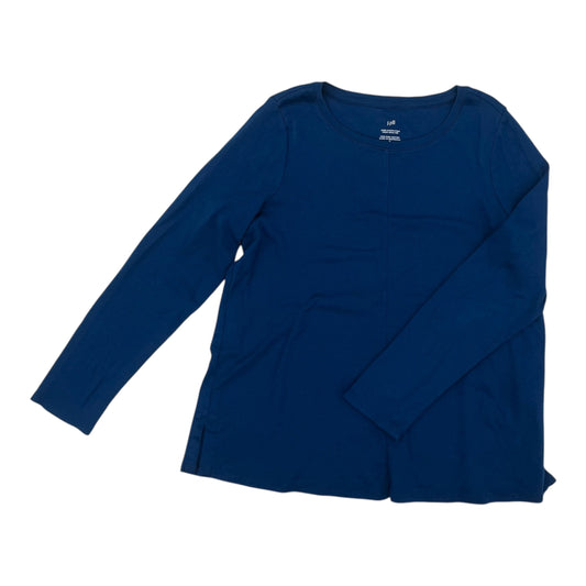 Top Ls Basic By J. Jill In Blue, Size:M