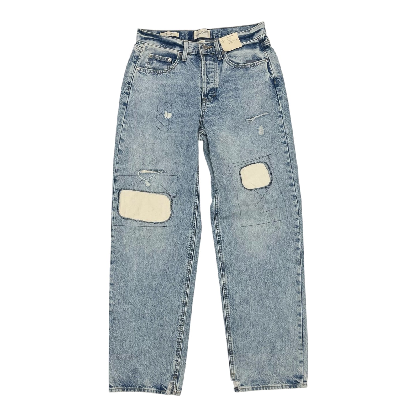 Jeans Wide Leg By Universal Thread In Blue Denim, Size:4