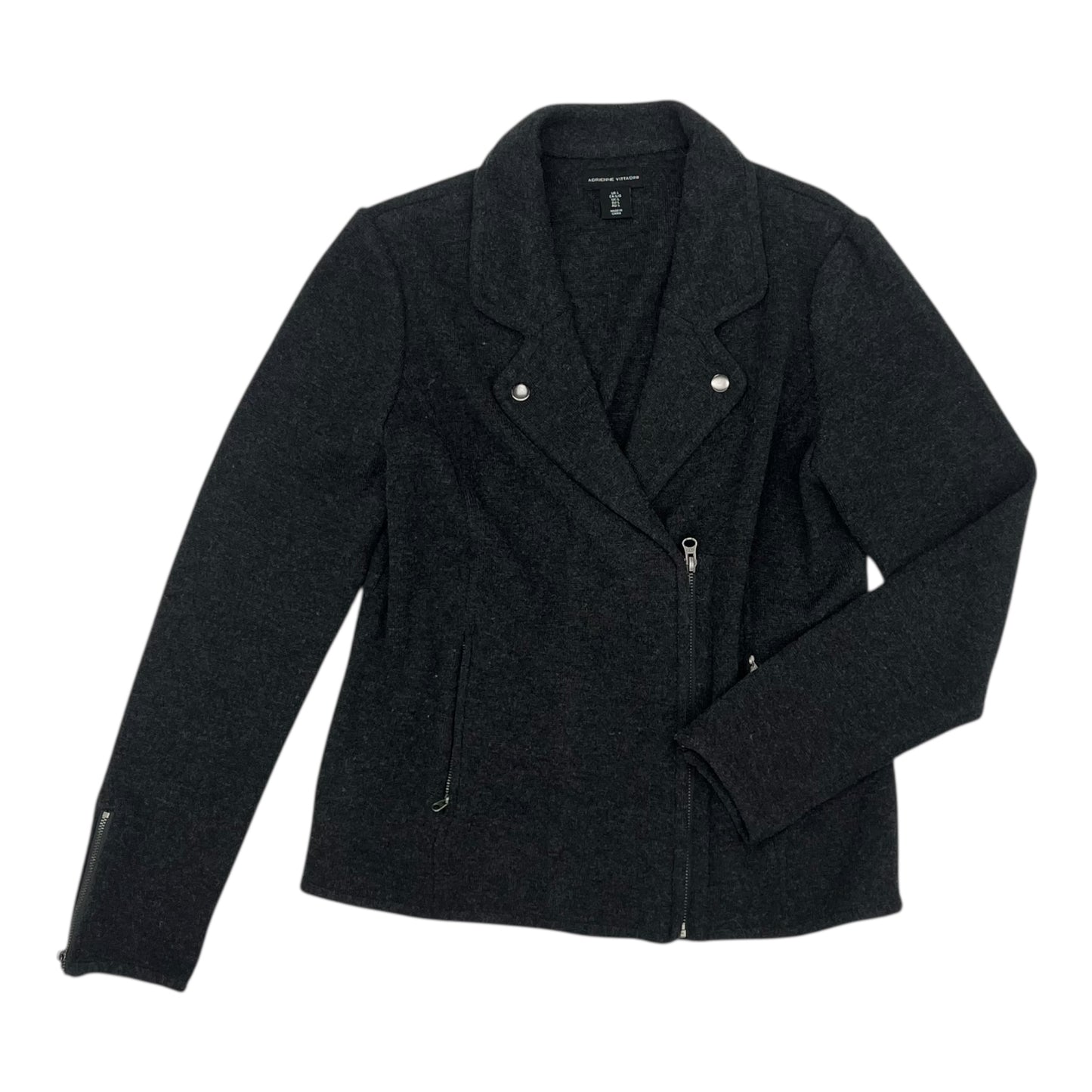 Jacket Other By Adrienne Vittadini In Grey, Size:L