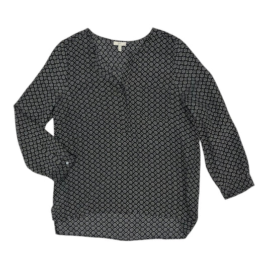 Blouse Ls By Joie In Black & White, Size:M