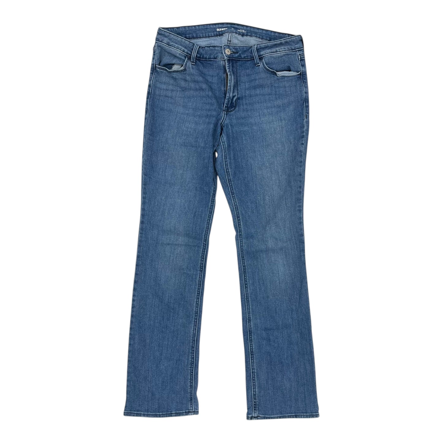 Jeans Boot Cut By Old Navy In Blue Denim, Size:12L