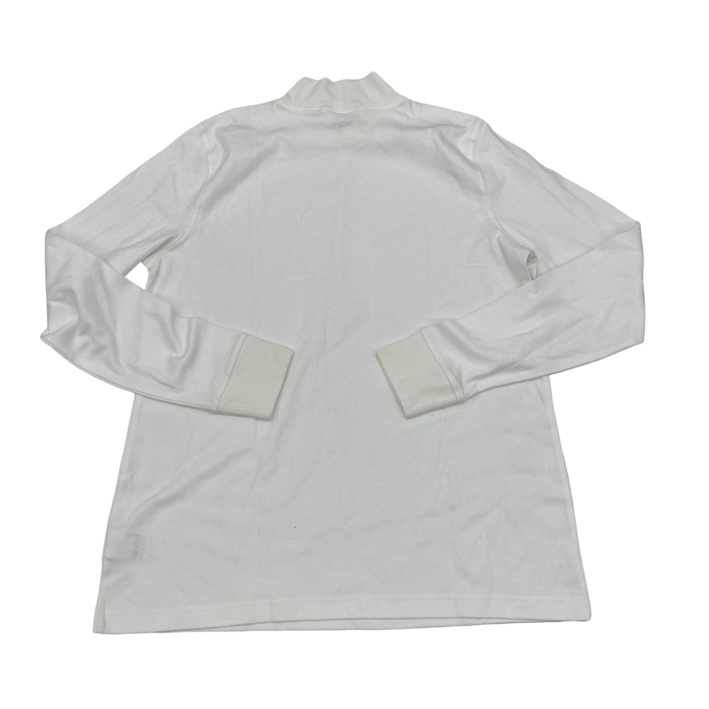 WHITE TOP LS by LANDS END Size:M