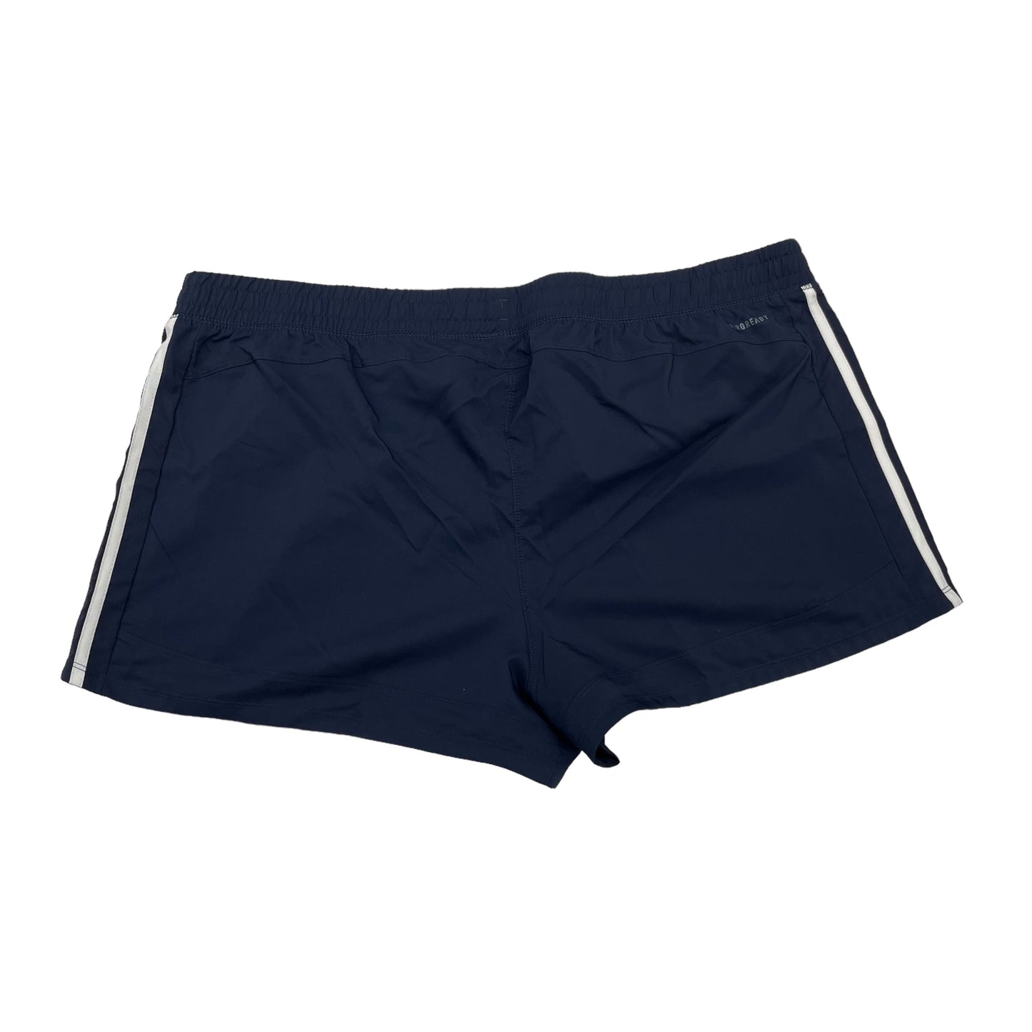 NAVY ATHLETIC SHORTS by ADIDAS Size:2X