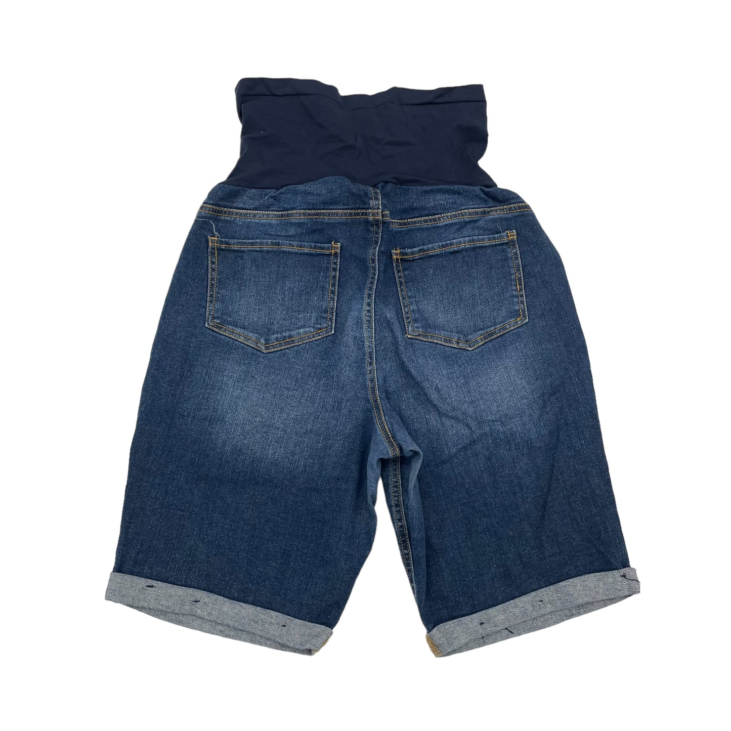 BLUE DENIM MAT SHORTS by INDIGO BLUE Size:L