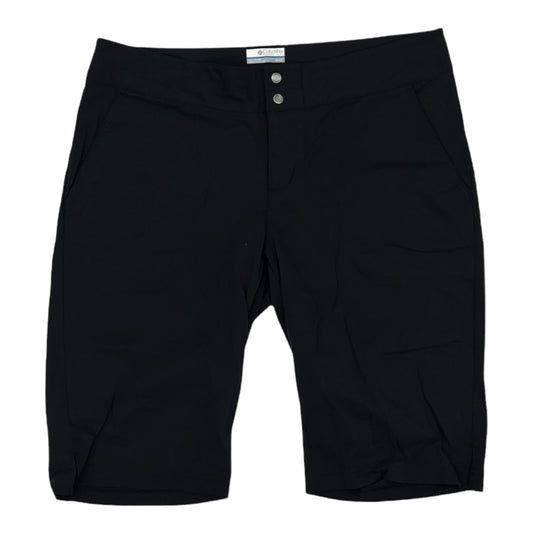 BLACK ATHLETIC SHORTS by COLUMBIA Size:L