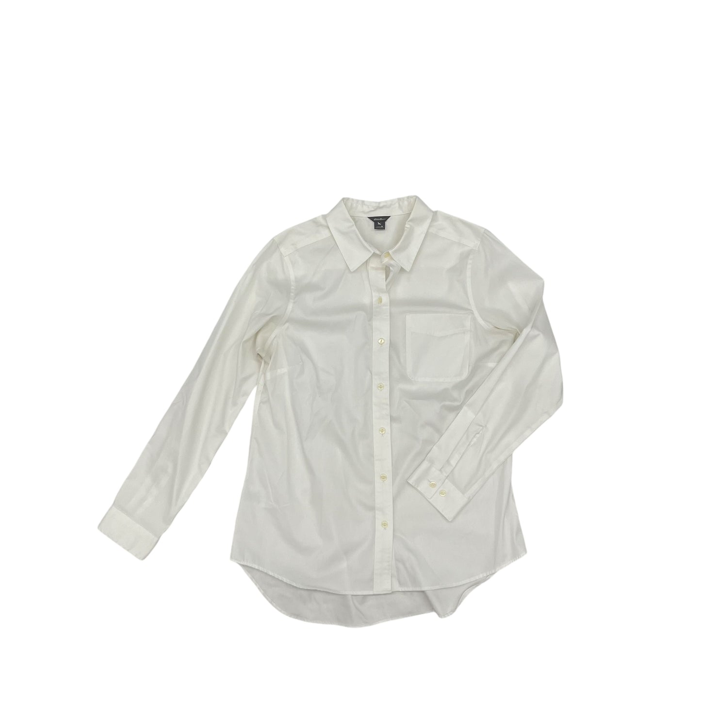 Top Ls By Eddie Bauer In White, Size:M