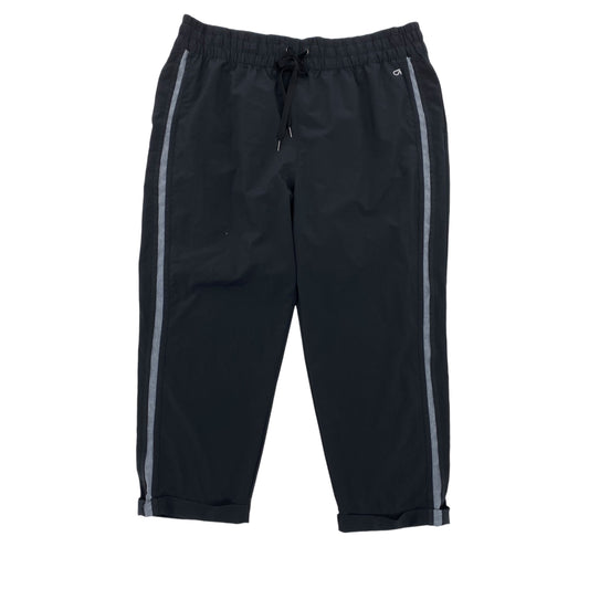 Athletic Capris By Gapfit In Black & Grey, Size:Xl