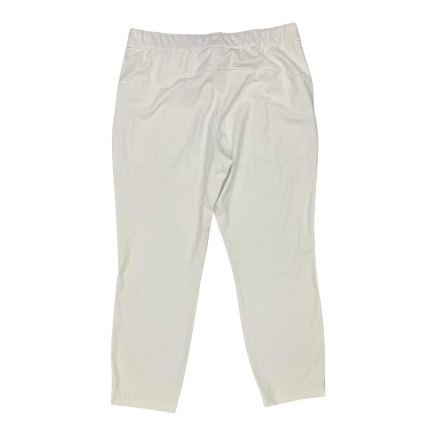 Athletic Pants By Clothes Mentor In White, Size:Xl