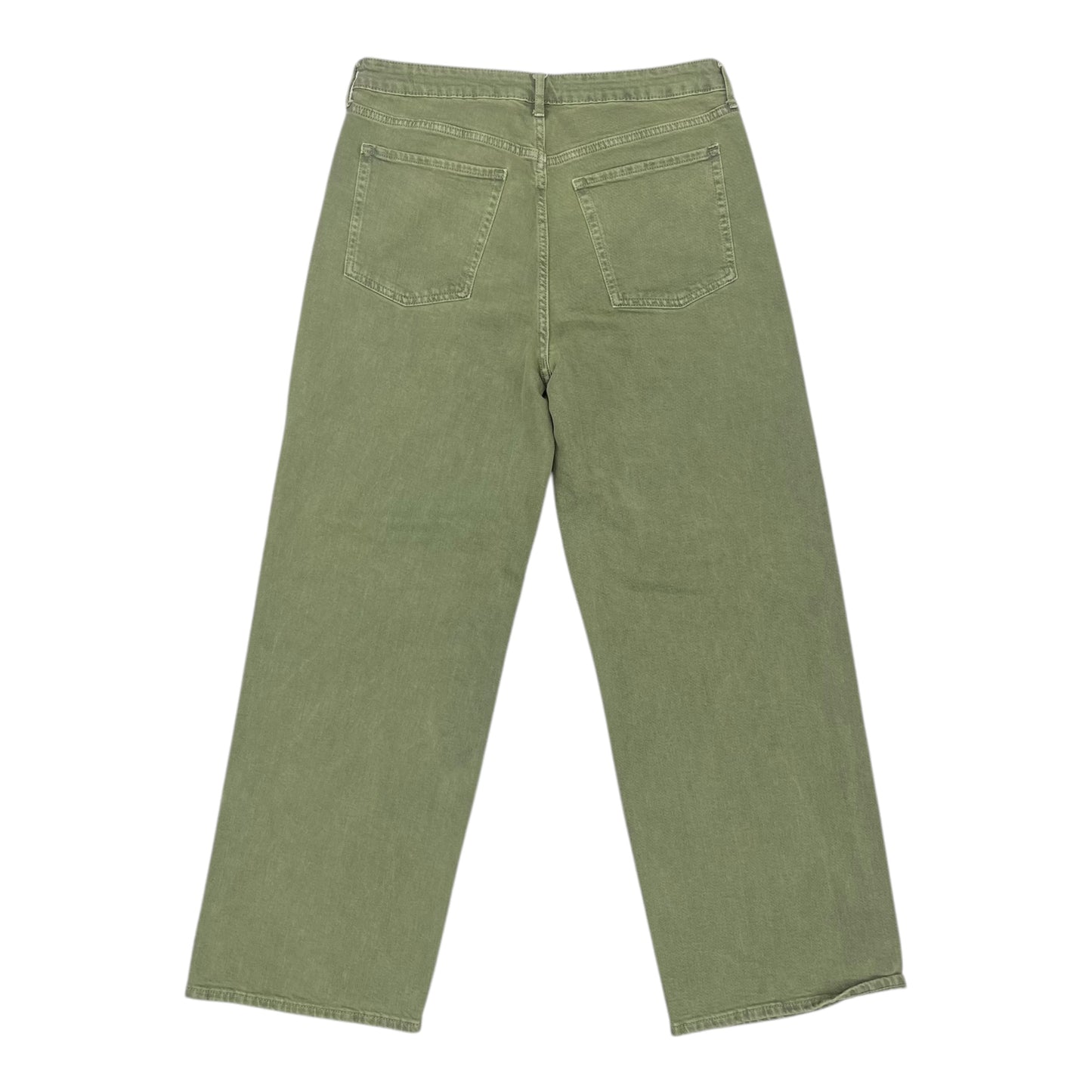 Jeans Wide Leg By Old Navy In Green Denim, Size:14