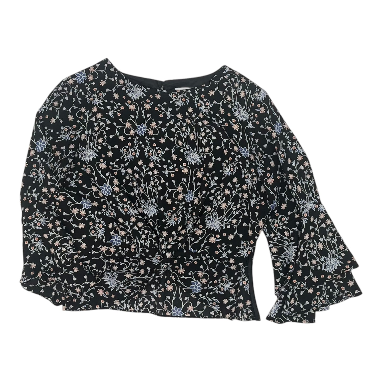 Blouse Ls By Clothes Mentor In Black, Size:L