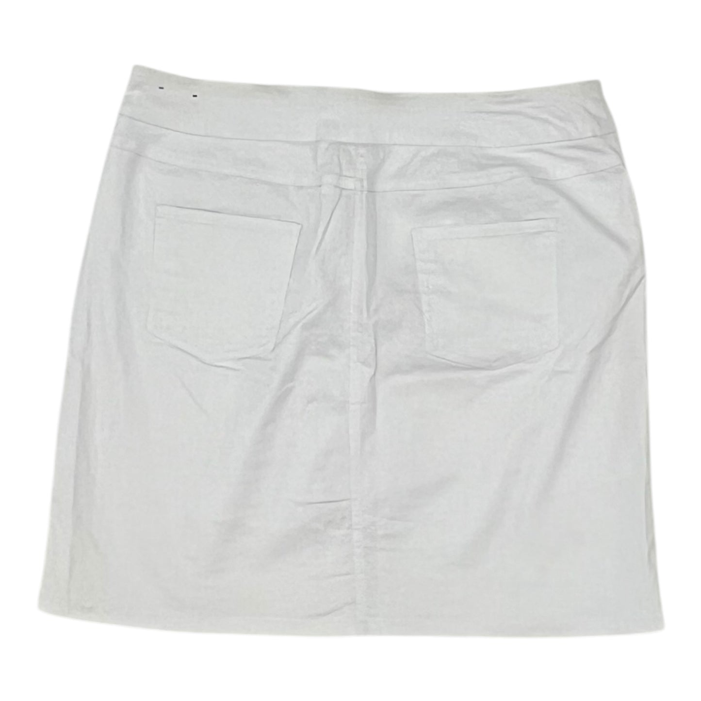 Skort By Clothes Mentor In White, Size:14