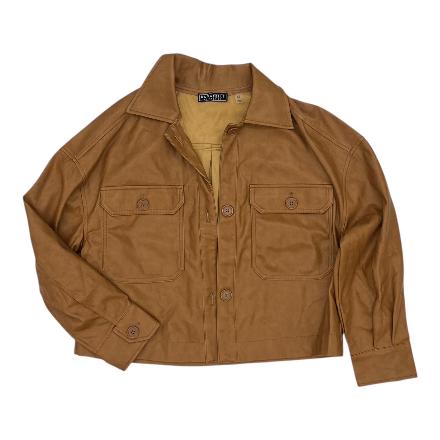 Jacket Other By Clothes Mentor In Brown, Size:Xs
