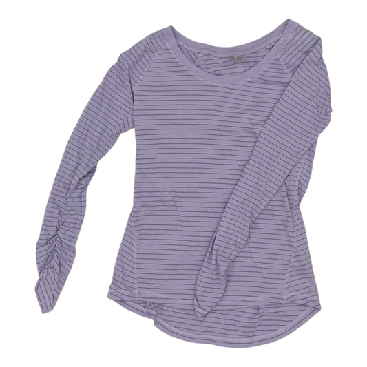 Athletic Top Ls Collar By Calia In Purple, Size:S