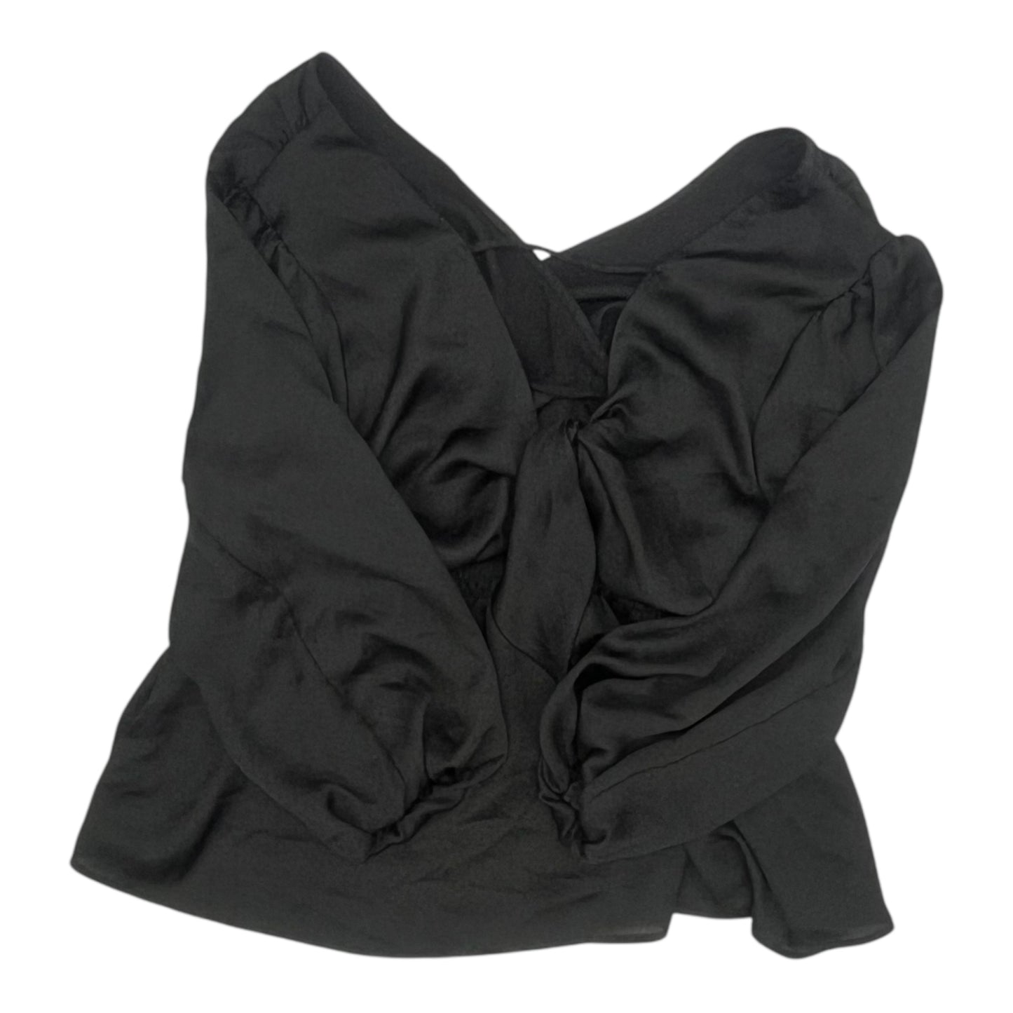 Blouse Ls By Torrid In Black, Size:1X