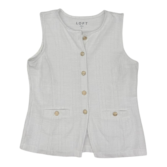 Vest Other By Loft In White, Size:M