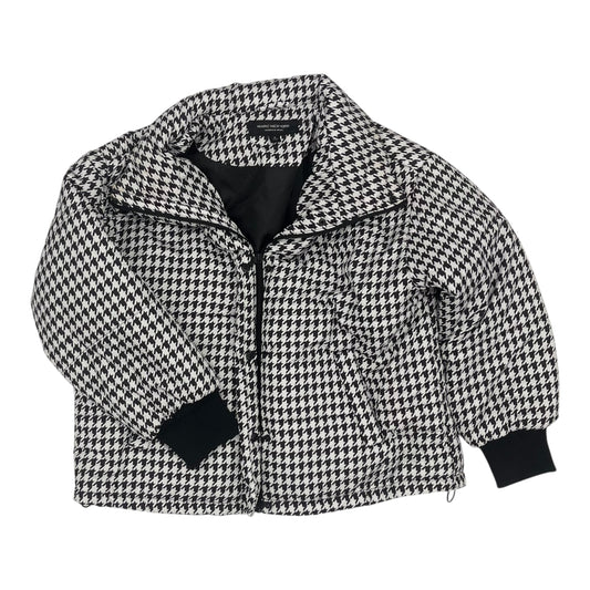 Coat Puffer & Quilted By Marc New York In Black & White, Size:M
