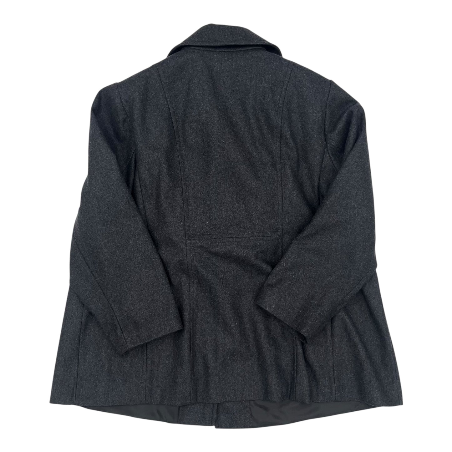 Coat Wool By London Fog In Grey, Size:3X