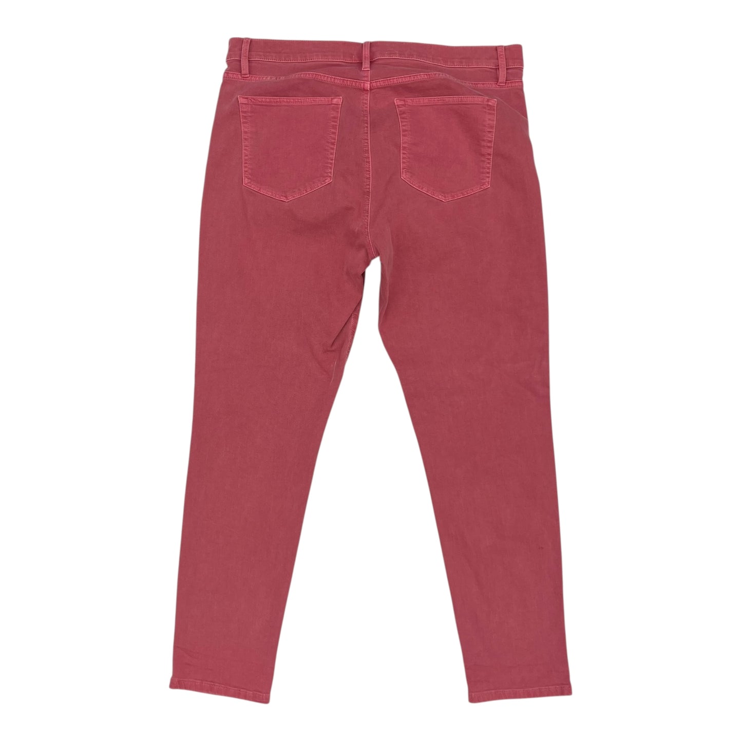Jeans Skinny By Loft In Pink Denim, Size:14