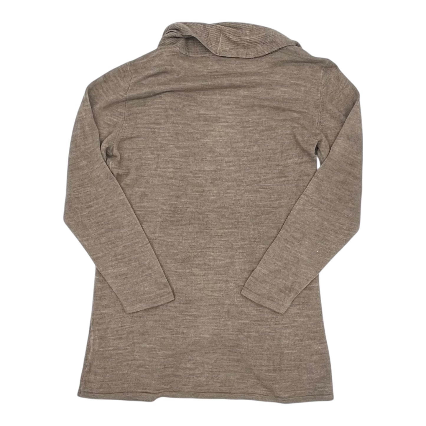 Sweater Cardigan By Carol Rose In Tan, Size:L