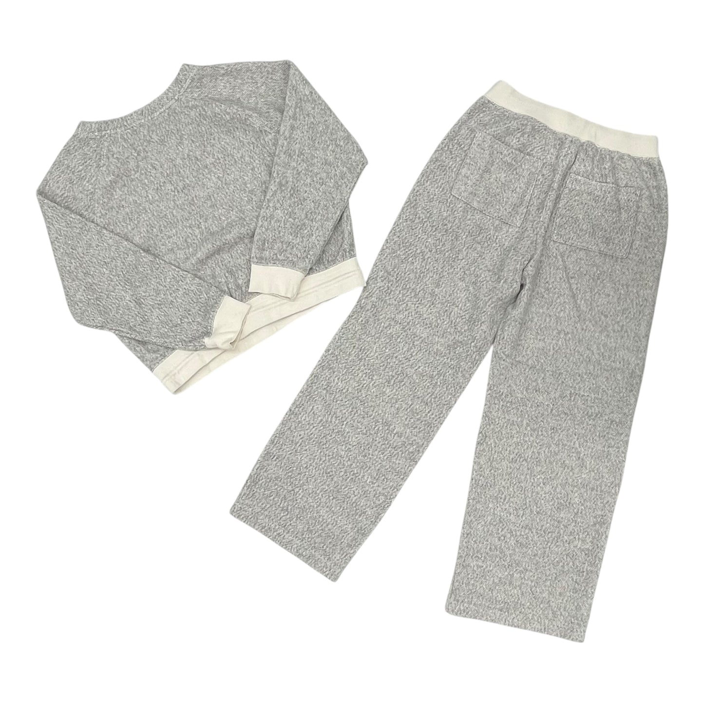 Lounge Set Pants By Lou And Grey In Cream & Grey, Size:S