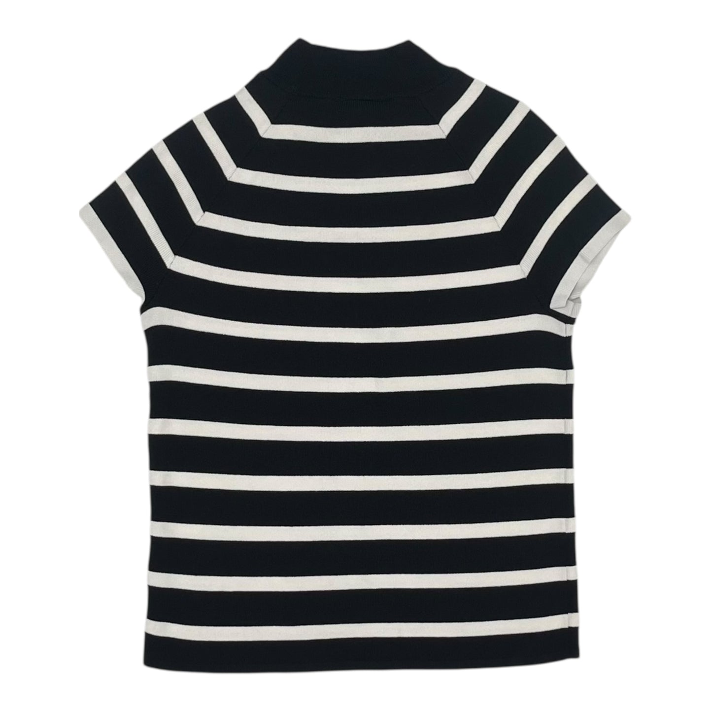 Sweater Ss By Worthington In Black & White, Size:S