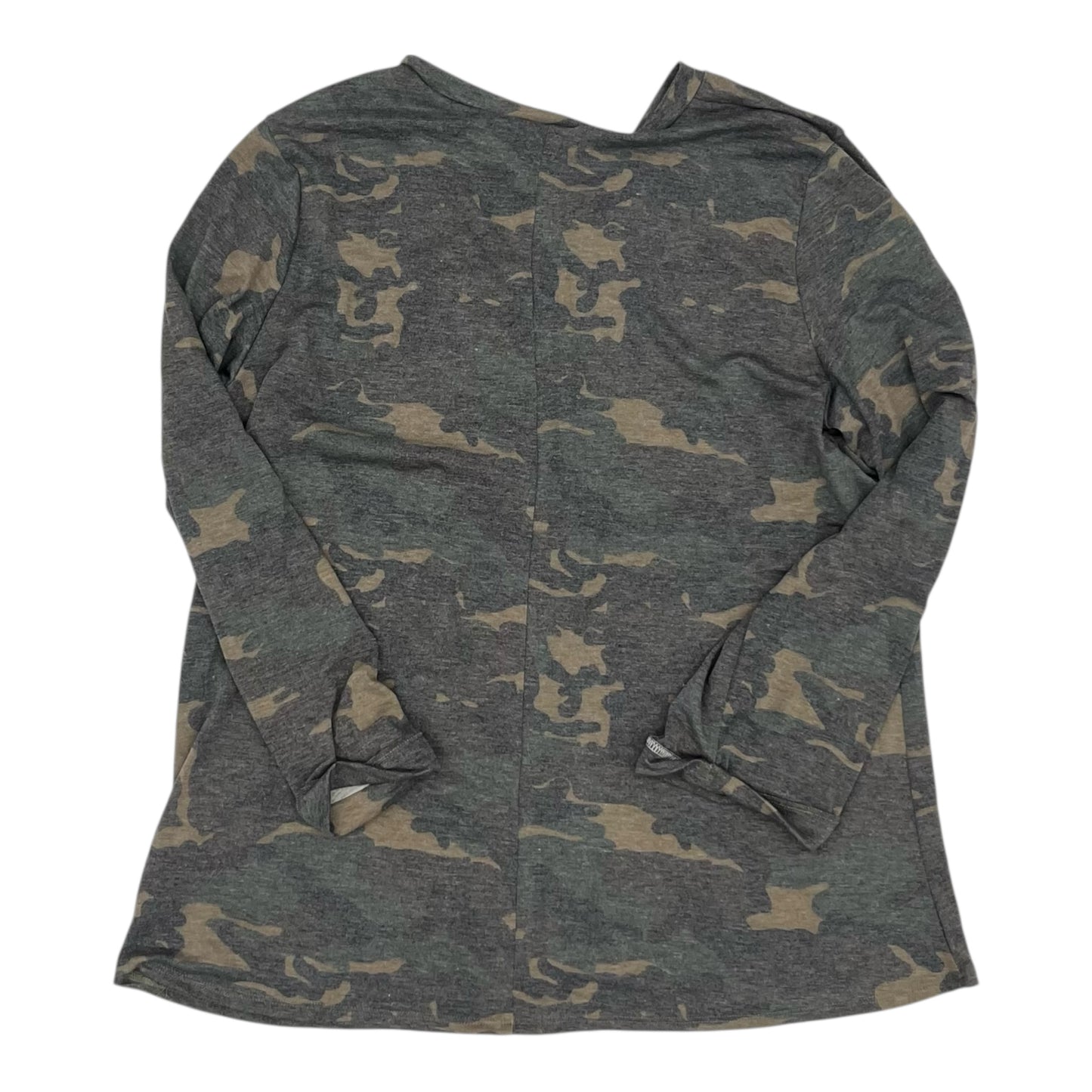 Top Ls By Lucky & Blessed In Camouflage Print, Size:Xl