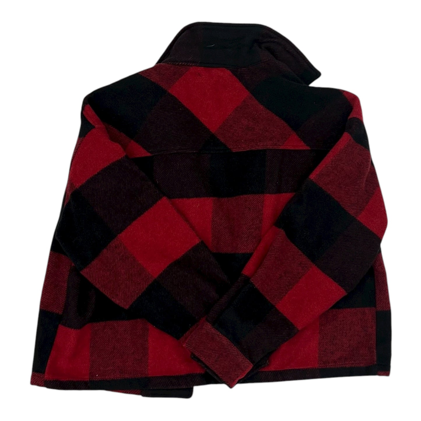 Jacket Shirt By Hippie Rose In Black & Red, Size:M