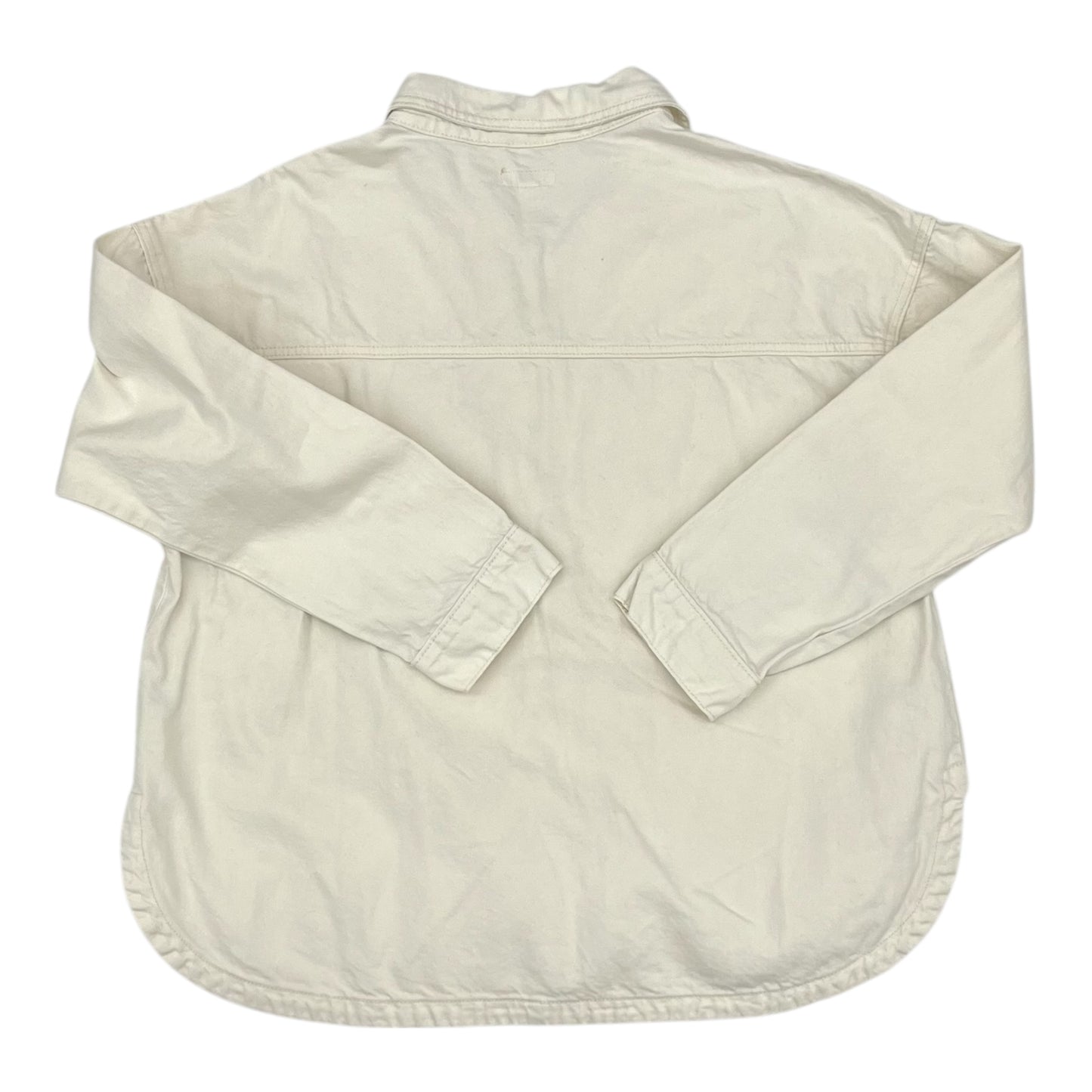 Jacket Denim By Easel In Cream, Size:L