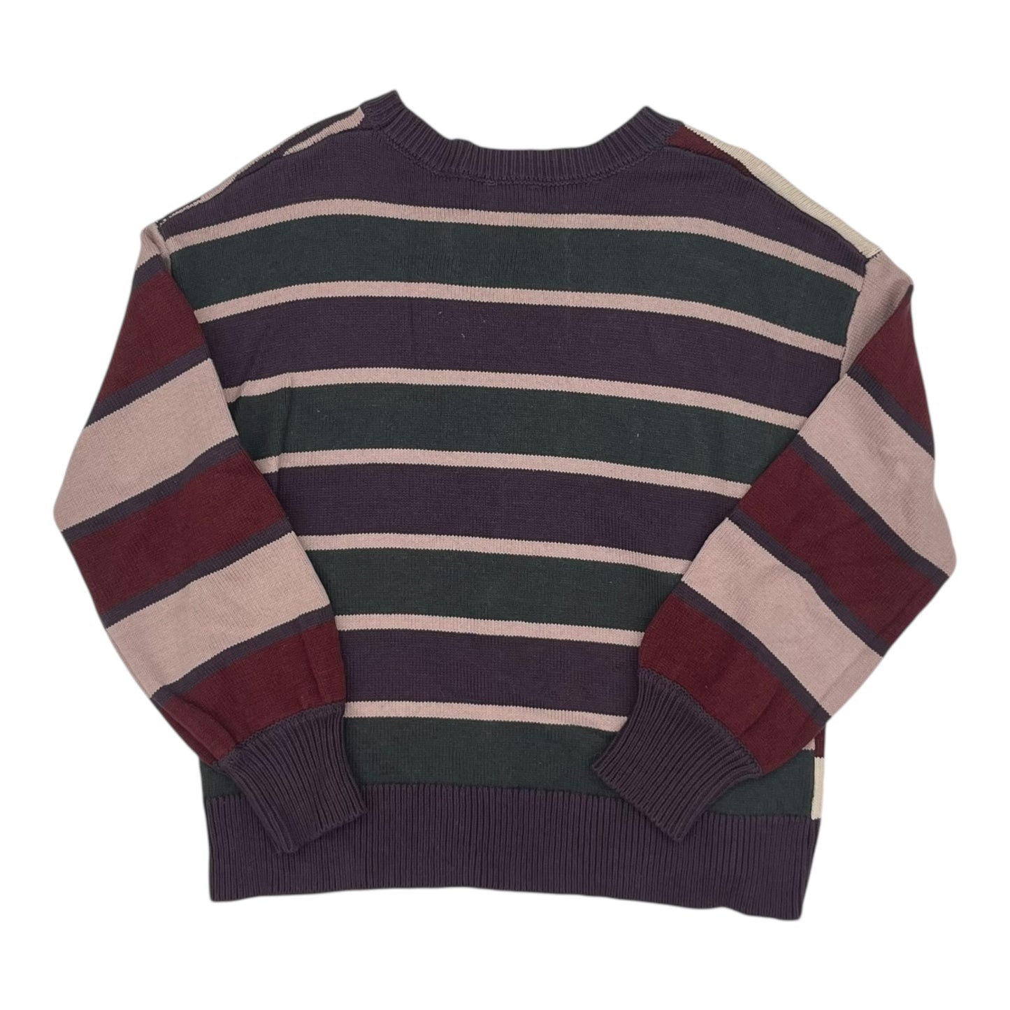 Sweater By Hem & Thread In Purple & Tan, Size:S