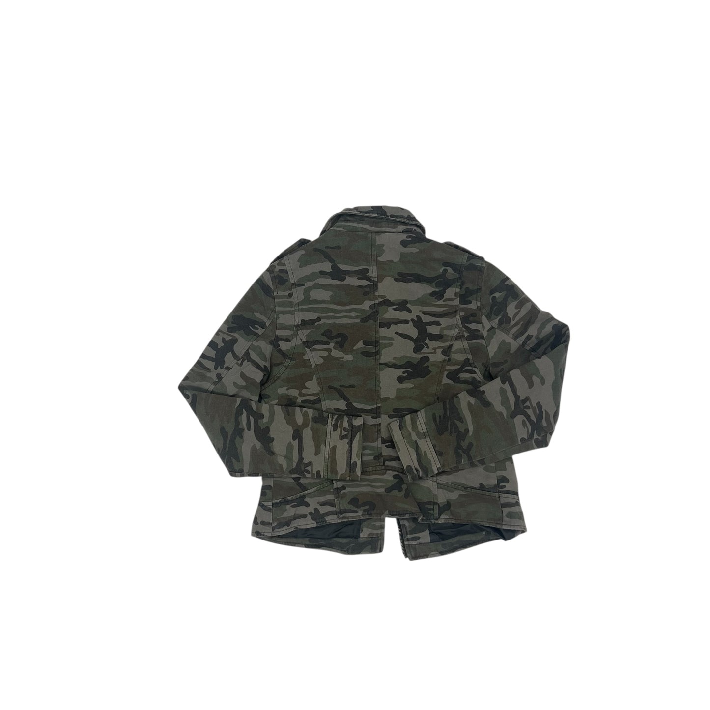 Jacket Moto By Downeast In Camouflage Print, Size:M