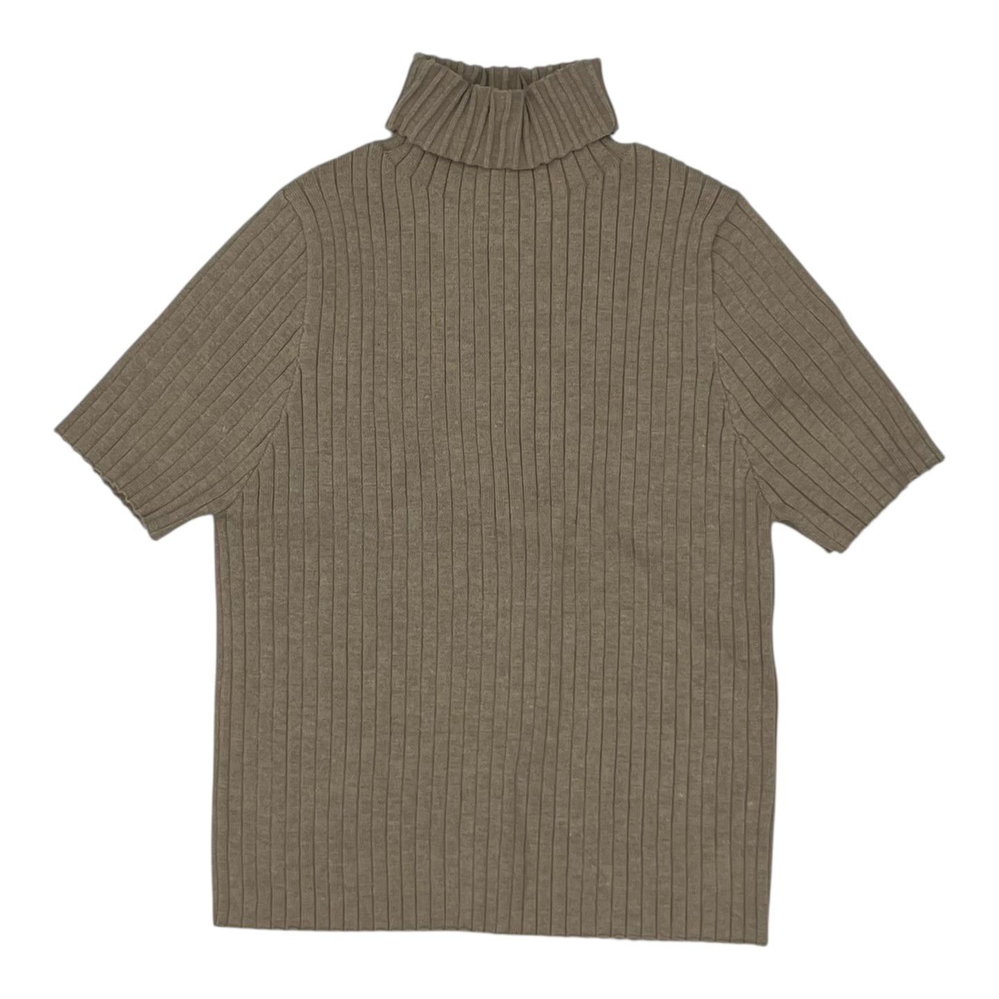 Sweater Ss By Pink Lily In Tan, Size:M