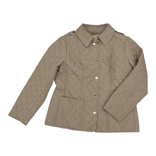 Coat Designer By Michael Kors In Tan, Size:L