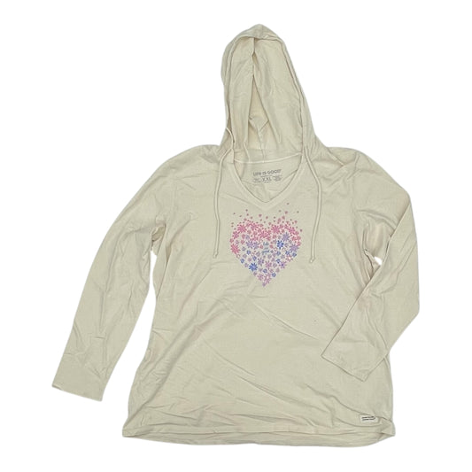 Top Ls By Life Is Good In Cream, Size:Xxl
