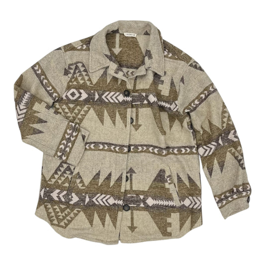 Jacket Other By Clothes Mentor In Tan, Size:M