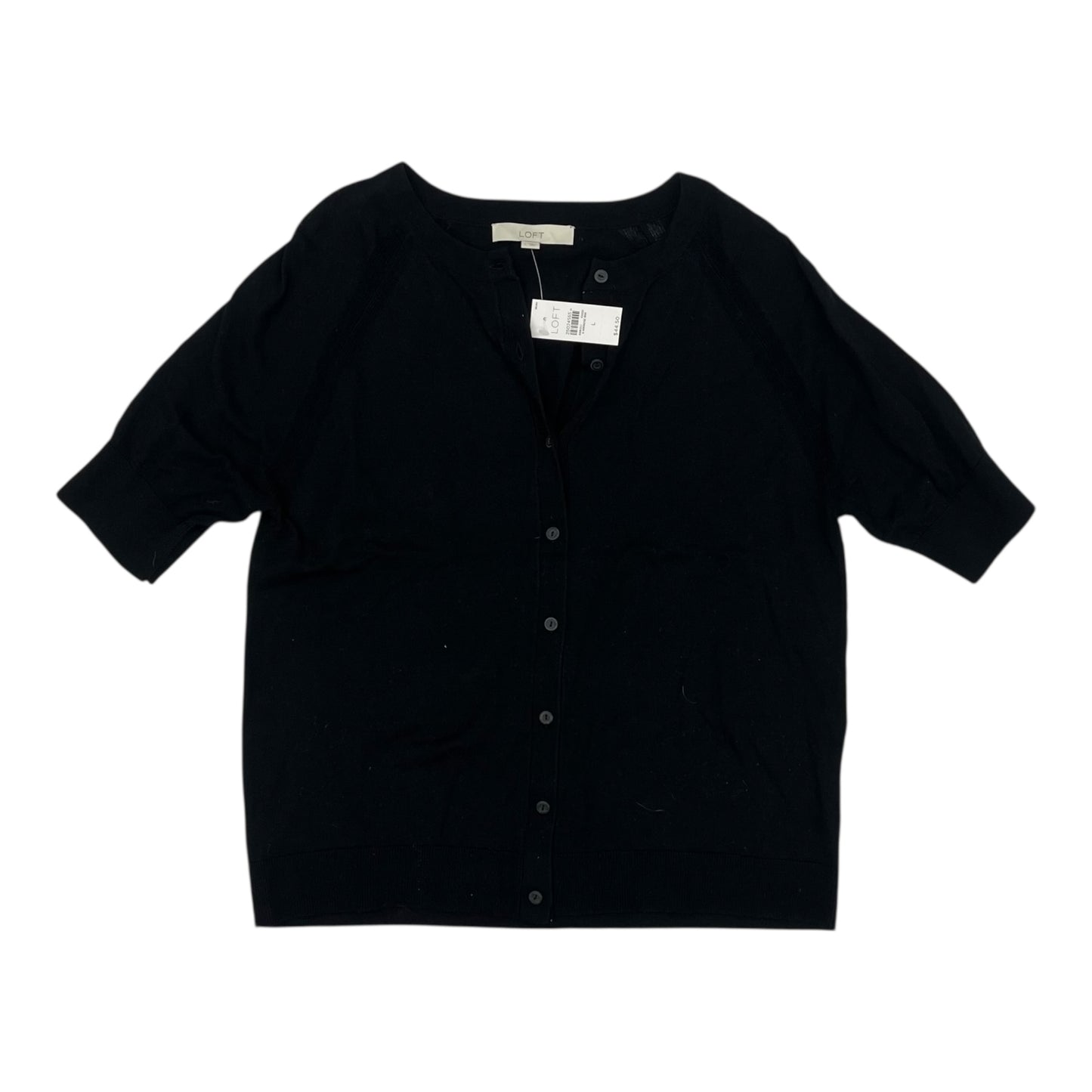 Cardigan By Loft In Black, Size:L