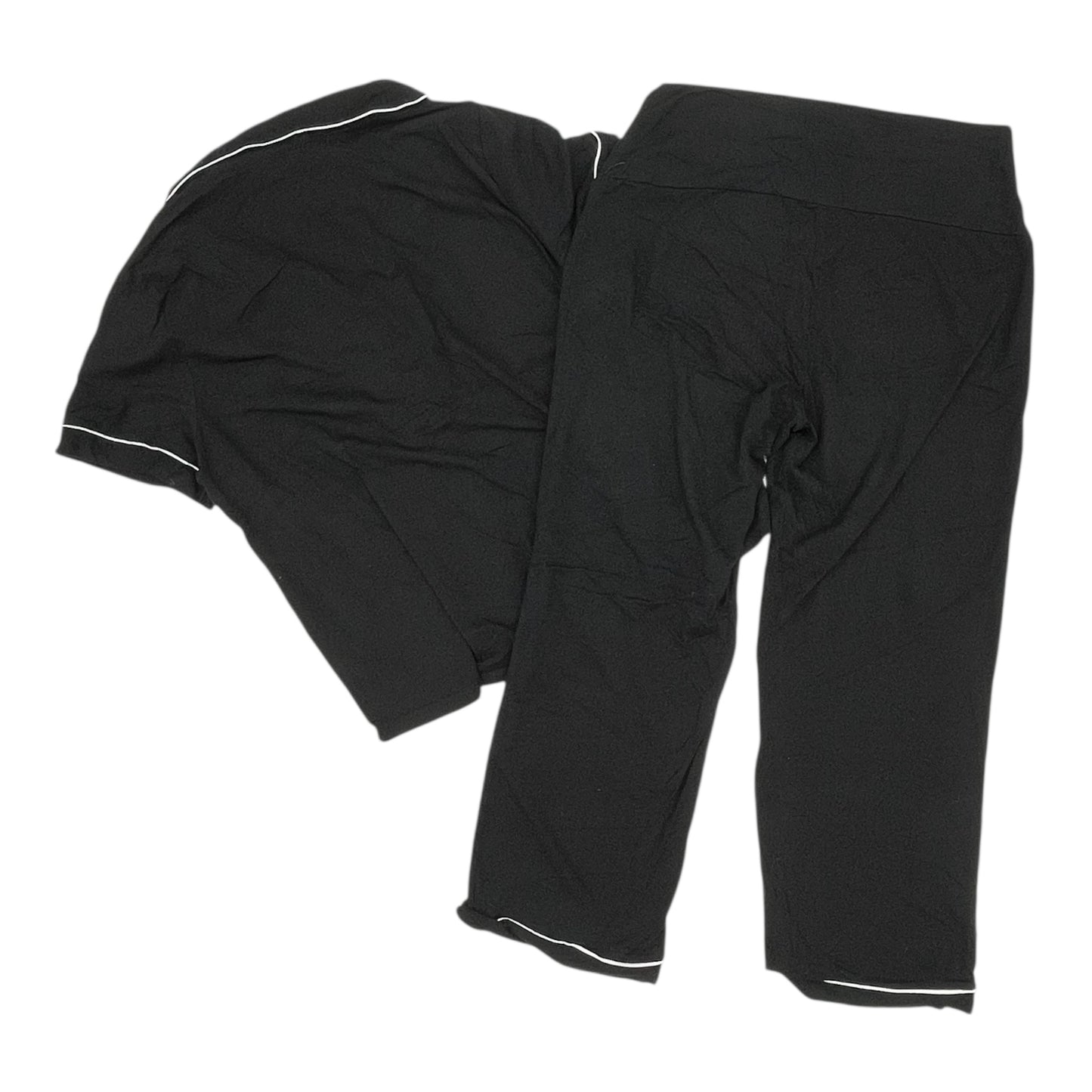 Mat Night Gown By Clothes Mentor In Black, Size:2X