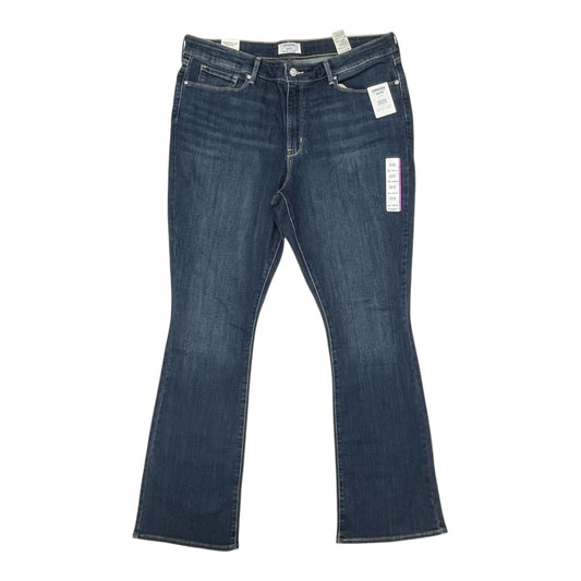 Jeans Boot Cut By Denizen By Levis In Blue Denim, Size:18