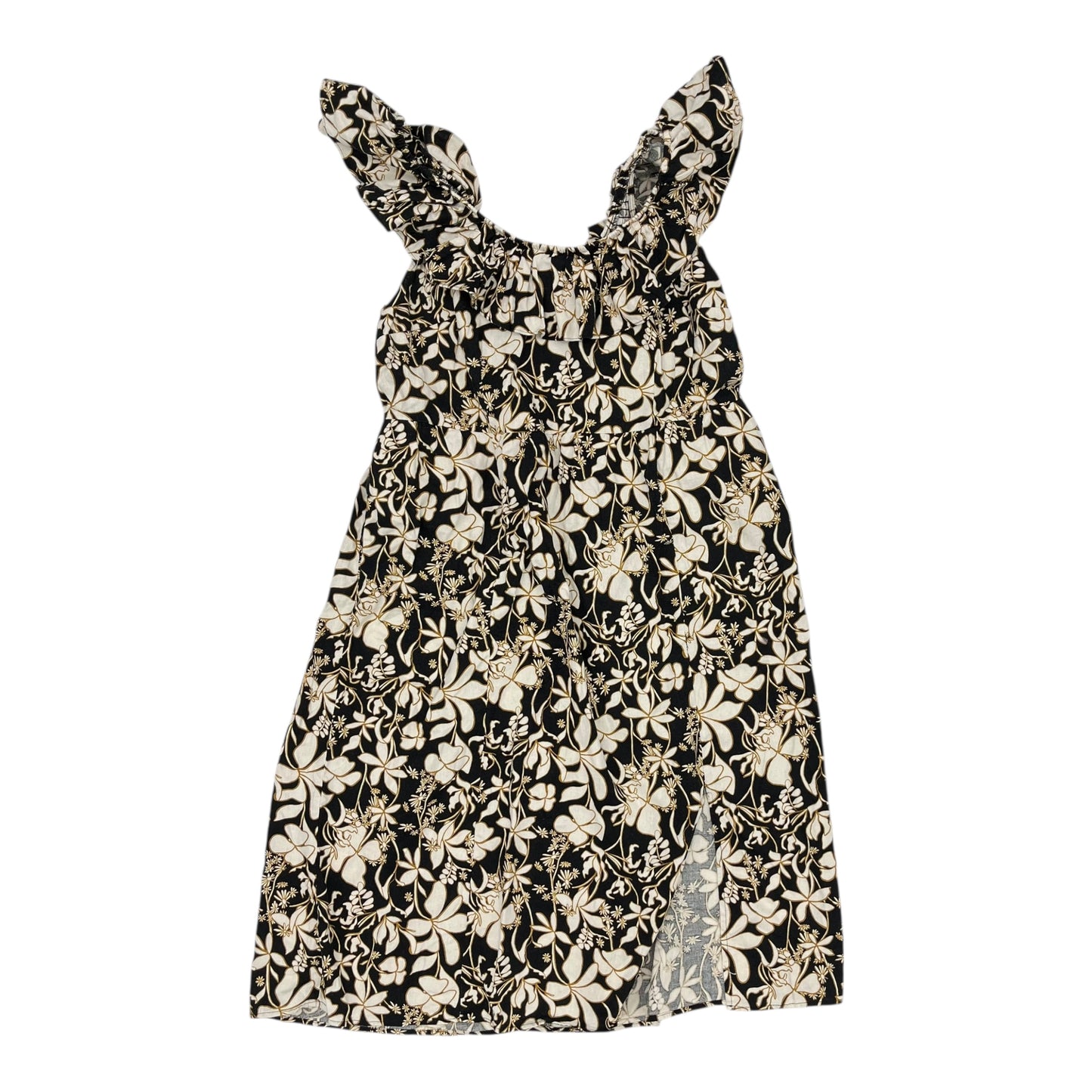 Dress Party Midi By Ava & Viv In Black & Cream, Size:1X