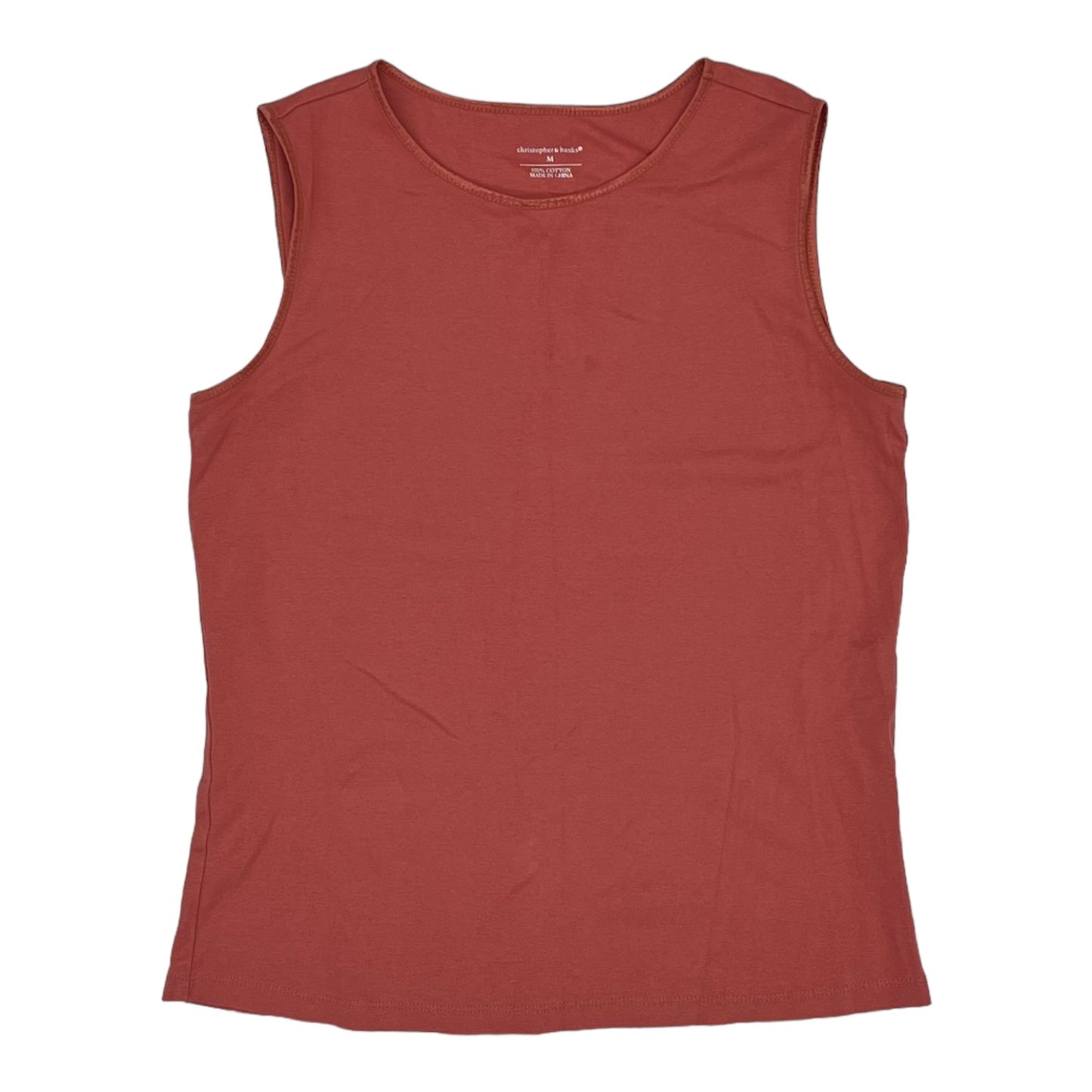 CORAL TOP SLEEVELESS by CHRISTOPHER AND BANKS Size:M