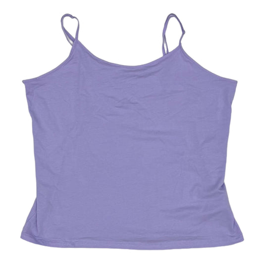 PURPLE TANK TOP by TIME AND TRU Size:2X