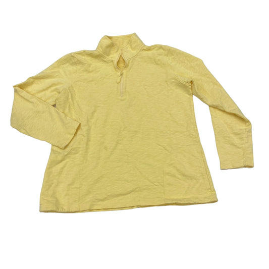 YELLOW SWEATSHIRT COLLAR by ORVIS Size:L