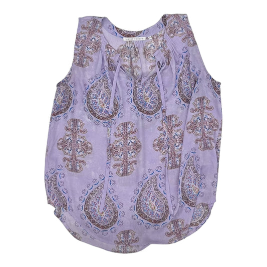 PURPLE BLOUSE SLEEVELESS by VIOLET AND CLAIRE Size:M