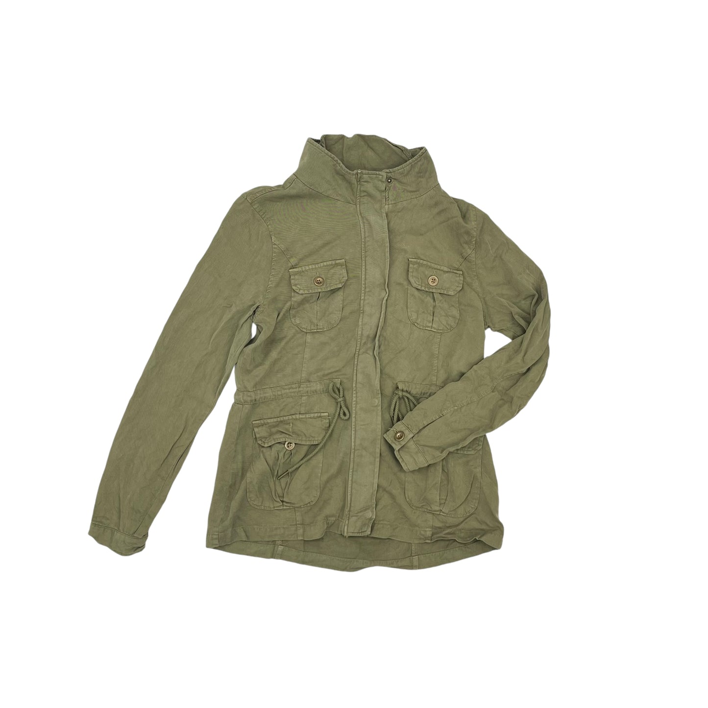 Jacket Utility By Clothes Mentor In Green, Size:L