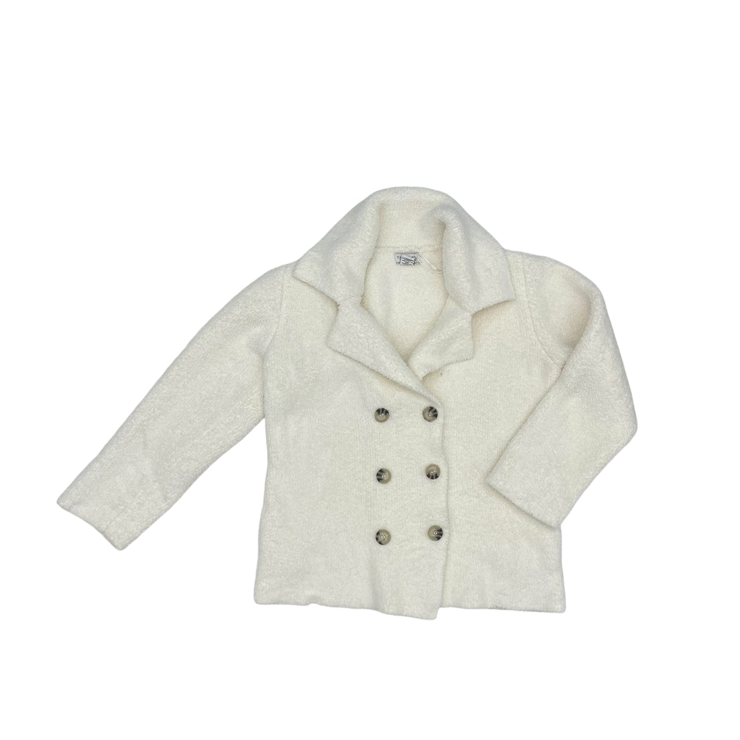 Jacket Faux Fur & Sherpa By Rachel Zoe In Cream, Size:L