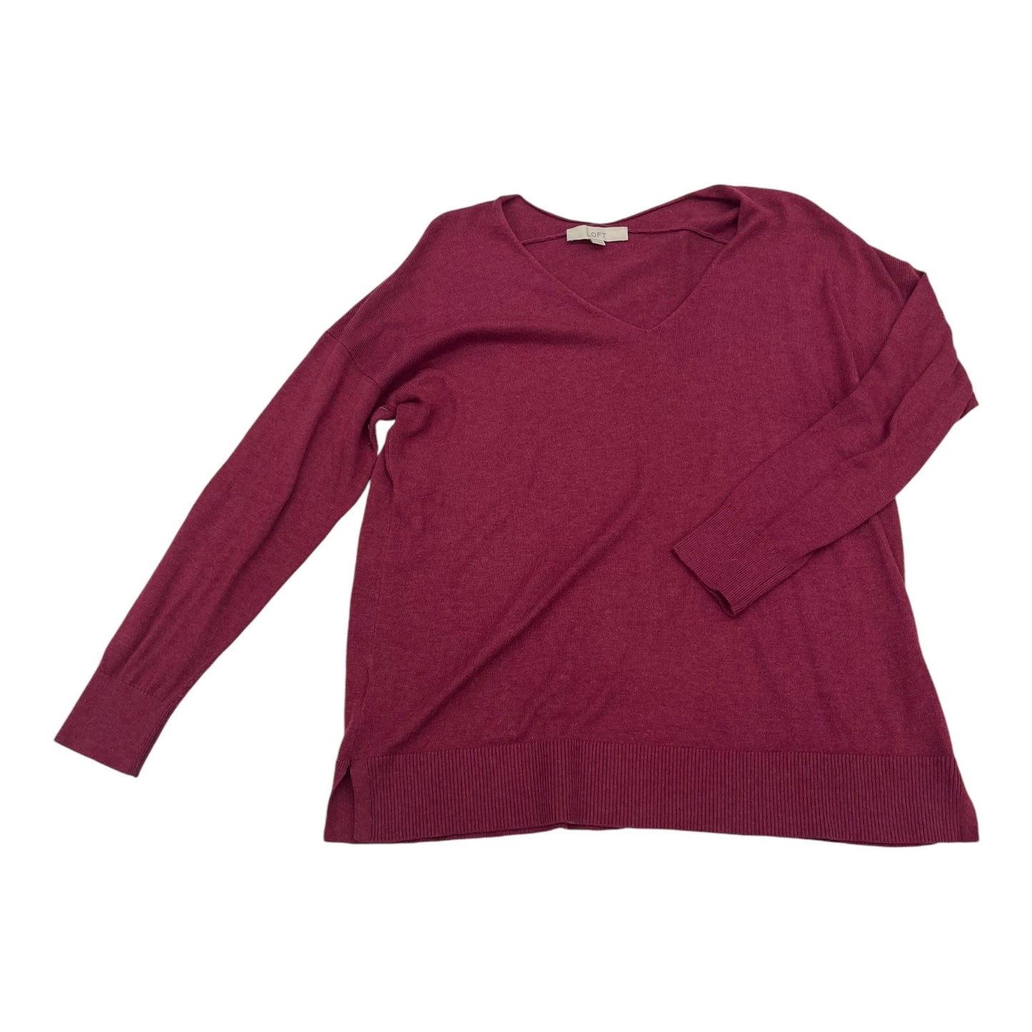 Sweater By Loft In Red, Size:L