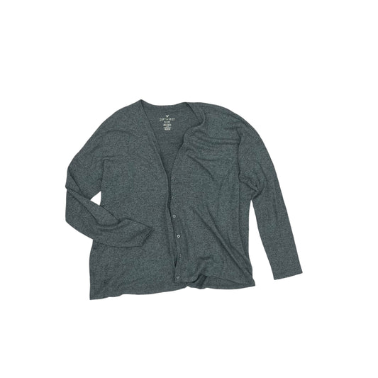 Cardigan By American Eagle In Teal, Size:L